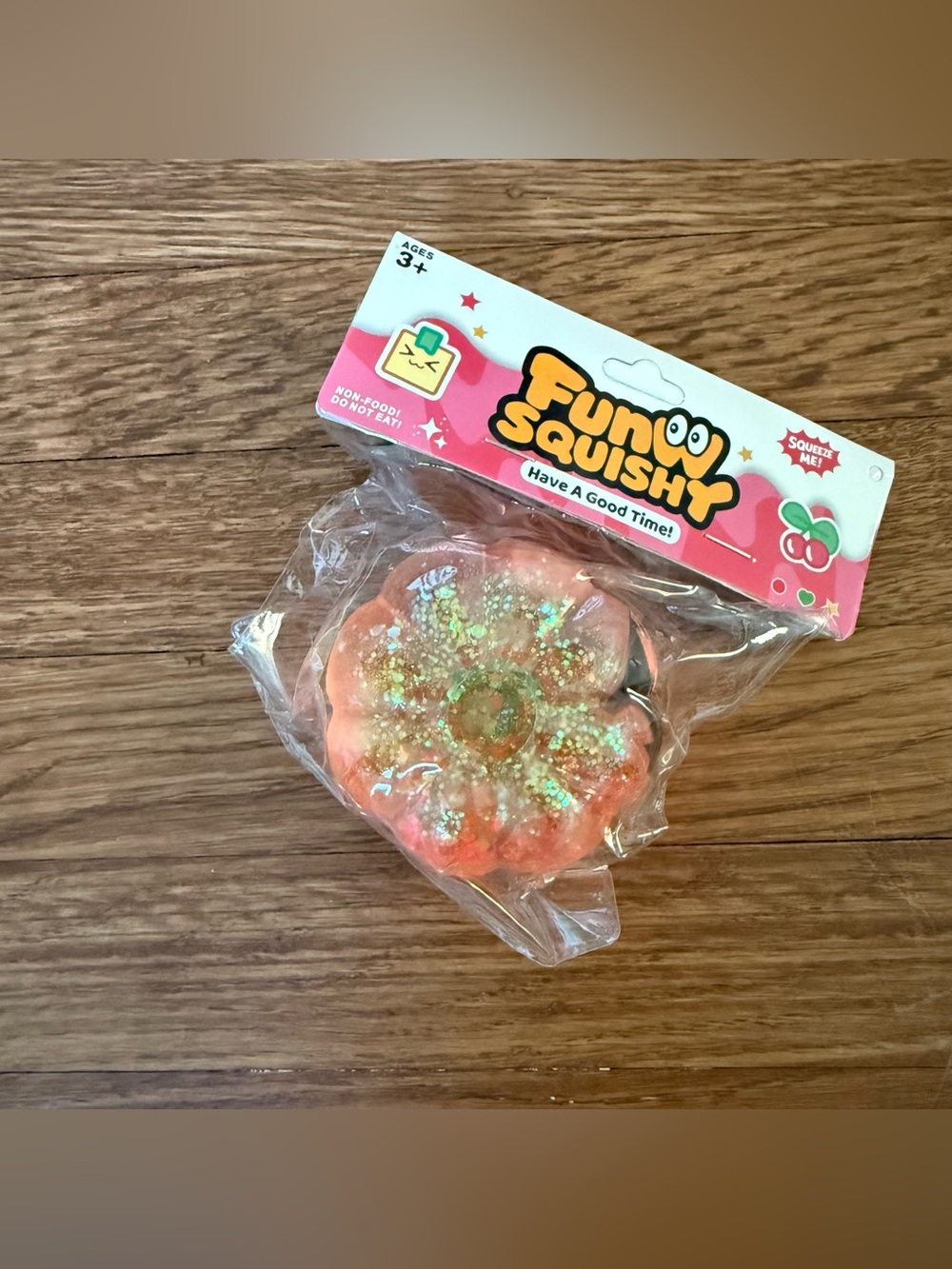 FunW Squishy Pumpkin Glitter Squishy Sensory Toy Boy/Girl